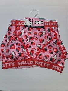 Hello Kitty Women's Pink Bra & Boyshort Set/Sleepwear size Large B344 *13 - Picture 1 of 2