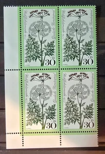BRD / MI.NR. 949 / POSTFRISCH / 4ER BLOCK MIT ECKRAND OHNE PREISANGABE - Bild 1 von 1