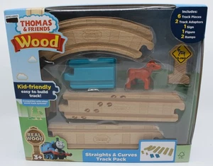 Fisher Price FKF54 Thomas Wood Straights Curves Track Pack - Picture 1 of 1