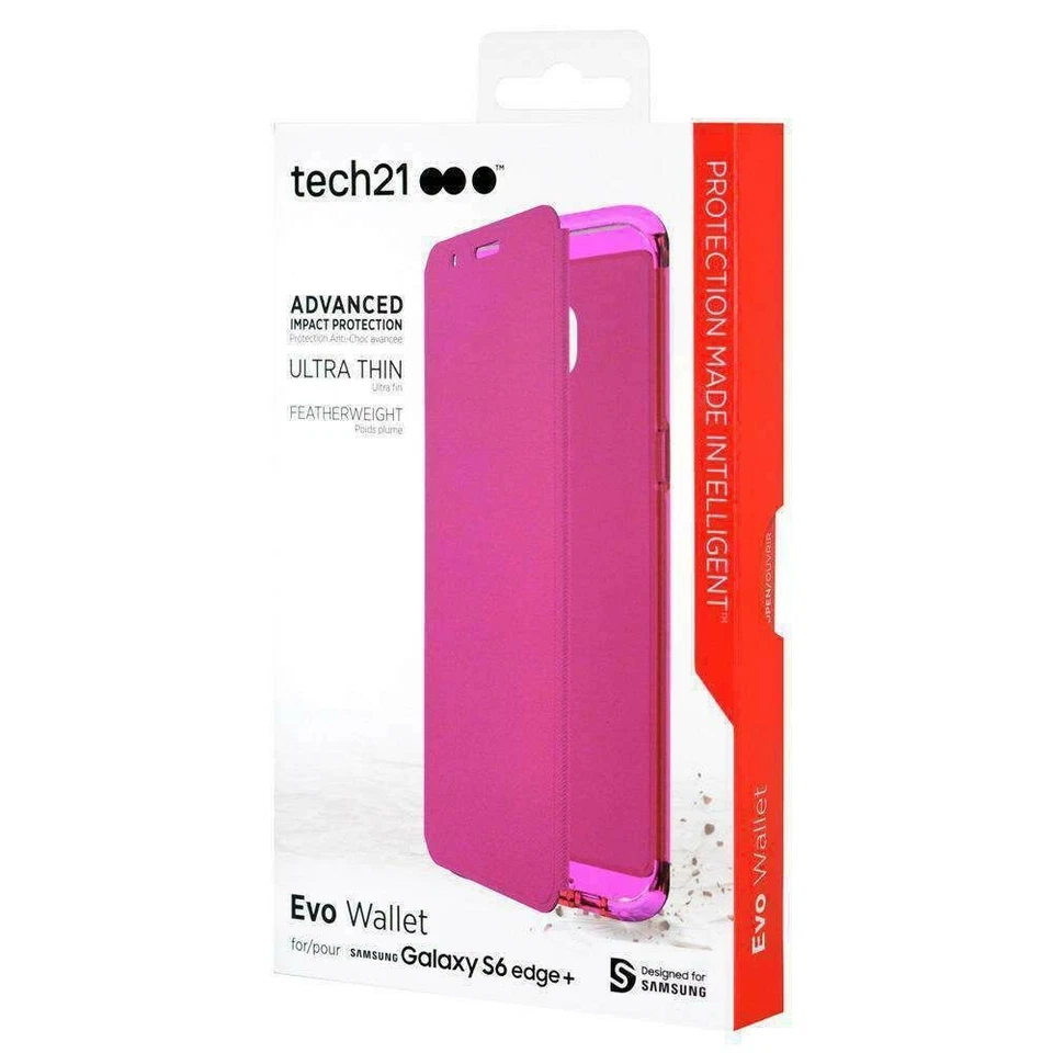 Tech21 Evo Wallet Case - Pink for Samsung Galaxy S6 - Image 1 of 4
