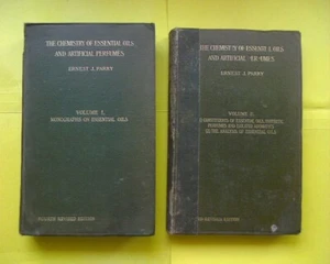 Vintage 1919-1921 The Chemistry of Essential Oils & Artificial Perfumes E PARRY - Picture 1 of 24