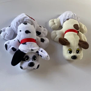 2 libras de felpa de cachorro, negro y marrón manchado perro, figura modelo de juguete suave, 12 cm - Imagen 1 de 7