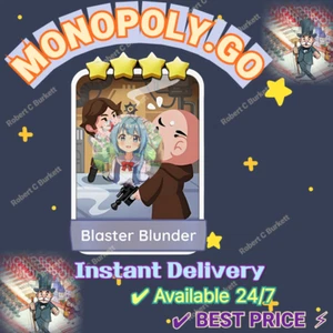 BLASTER BLUNDER - ⭐️4 MONO_POLY_-GO 5S STICKER KARTEN ⚡️ SOFORTLIEFERUNG ⚡️ - Bild 1 von 1