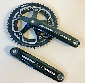 FSA VERO CRANKSET 175 MM ARMS DOUBLE WITH ROOM FOR TRIPLE 50-39T 10 OR 9 SPEED - Picture 1 of 9