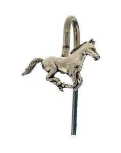 Marcador de caballo corriendo hecho a mano de peltre sin plomo con caja de regalo - Imagen 1 de 3