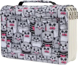Colored Pencil Case- 200 Individual Slots Pencil Holder Pen Bag Large Capacity P - Picture 1 of 6