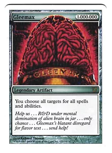 Magic The Gathering MTG - Unhinged UNH 2004 #121 Gleemax NM FOIL - Picture 1 of 10