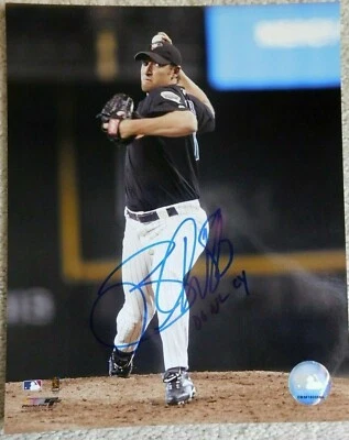 Foto autografiada por Brandon Webb de 8x10 Arizona Diamondbacks 06 Cy Young Foto 1 de 4