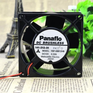 PANAFLO 8cm 8032 FBP-08B12HB DC12V 0.32A Chassis Cooling Industrial Fan Mute - Picture 1 of 5
