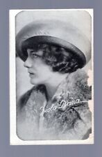 VIOLA DANA - MOVIE STAR TRADING CARD -KROMO GRAVURE ROUNDED CORNERS 1917