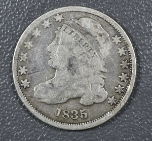 1835 Capped Bust Dime CHOICE FINE - Imagen 1 de 2