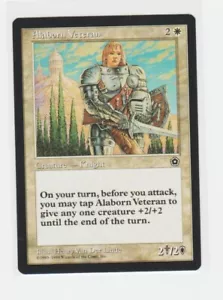 Magic the Gathering ~ MTG ~ 1x Alaborn Veteran ~ PORTAL II ~ M/NM - Picture 1 of 2
