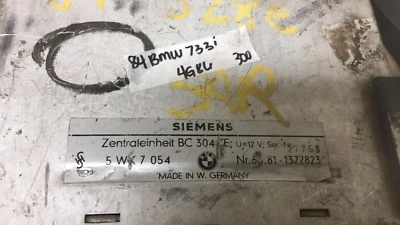 65.81-1372823 BMW 733I módulo de control a bordo ordenador 1984 Foto 1 de 3