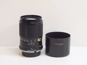 Minolta MC Tele-Rokkor-QD 135mm f3.5 Telephoto Lens with metal hood. - Picture 1 of 5