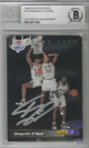 1992-93 Shaquille O'Neal Upper Deck Auto RC... BGS Authenticated - Picture 1 of 1