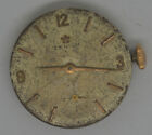 Vintage ZENITH Watch Movement & Dial. Cal: 888-6. For Parts.