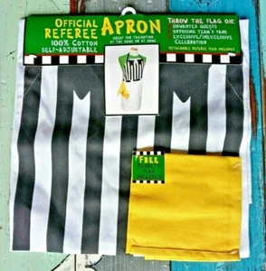 Official Soccer Referee Apron 100% cotton self-adjustable 26 x 33 NWT - Picture 1 of 2