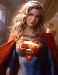 "Supergirl 10" 8.5" x 11" Fine Art Print Limited to Only 20 Hand-Numbered Copies - Picture 1 of 1