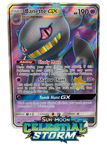 Pokemon Sun & Moon Celestial Storm Reverse Holo Rainbow Secret Rare YOU PICK - Picture 1 of 90