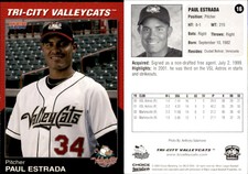 Paul Estrada 2004 Choice Tri-City ValleyCats #16 Card *AutographDen*
