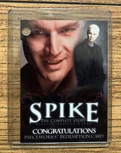 Tarjeta de redención Spike Complete Story Inkworks 2005 Pieceworks - Imagen 1 de 3