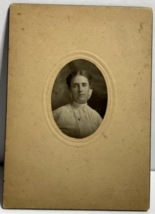 Portrait: Young Lady. Photographer: Miller. Norwich, N.Y. 7 in. x 5 in. - Picture 1 of 4
