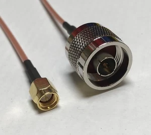 N Type Male to SMA Male RG316 High Quality Coaxial Pick Your Length Lot - Picture 1 of 3
