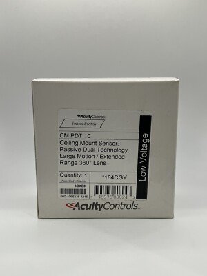 Acuity Sensor Switch CM PDT 10 *184CGY Large ...