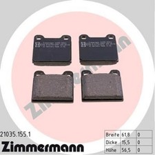 ZIMMERMANN Brake Pad Set, Disc Brake 21035.155.1