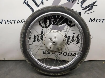 Suzuki Stinger T125 125 Complete Front Wheel hub & Backing Plate       1541      - Image 1 of 4