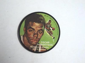 RARE 1971 Mattel Disk Oscar Robertson Milwaukee Bucks MINT -  - Picture 1 of 1