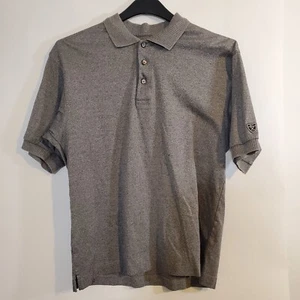 Nike Golf Gray Polo 56323 90s Y2K Vintage - Mens S Button Sport Tennis Top - Picture 1 of 13