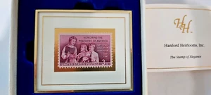 Framed 1957 Postage Stamp Honoring Teachers Hanford Heirlooms, Inc - Picture 1 of 5