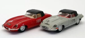 Corgi 1/43 Scale 97701 - 2 Racing Jaguar E Type Supercats - Red/Silver - Picture 1 of 5