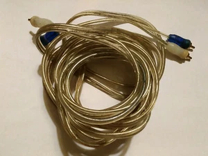 SCOSCHE 15 foot RCA Cable Oxygen Free Copper Wire Gold End Connectors - Picture 1 of 1