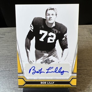 2021 Leaf Multisport Blaster Auto Gold Bob Lilly #BA-BL2 Auto HOF