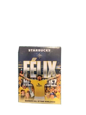 Starbucks Felix Hernandez Mariners Hall of Fame Bobblehead 2023 - Image 1 of 4