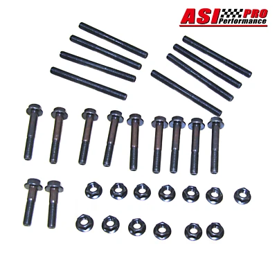 Exhaust Manifold Bolt Set for 1993-2002 Chevy GMC C/K 1500 2500 3500 Turbo 6.5L - Image 1 of 4