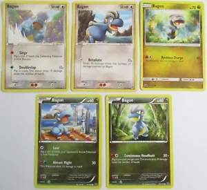 Bagon 5 Cartas Pokemon Varios Juegos Sin Dups Ver Fotos - Imagen 1 de 1