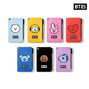 BTS BT21 Official Authentic Goods monopoly Strap Card Holder CHIMMY COOKY Etc - Picture 1 of 18