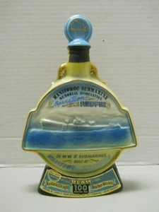 Jim Beam Manitowoc Operazione Sottomarina Redfin Whisky Decanter 1970 Vuoto - Foto 1 di 10