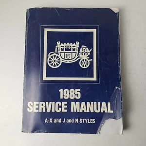 1985 Fisher Body A - X , J , N Styles Service Repair Manual Windows Trim Mirror - Bild 1 von 10