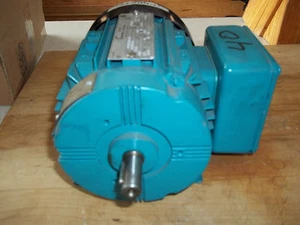 REBUILT BROOK CROMPTON 0.33HP AC MOTOR 1920202WA-G1 THREE PHASE 460 VOLT - Picture 1 of 6