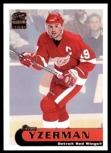 1999-00 Pacific Paramount Copper Steve Yzerman Detroit Red Wings #88