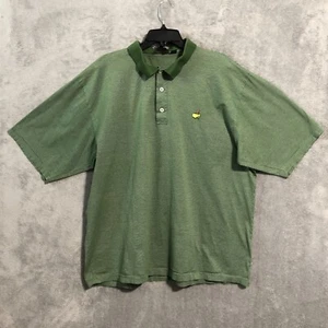 Clubhouse Collection Masters Golf Polo Shirt Green Made In Italy Mens XL - Picture 1 of 10