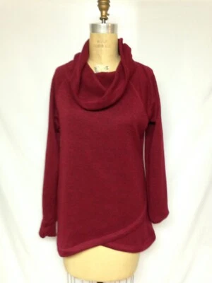 Suéter Pullover Cuello Capucha Ideology # 78017 Rubí Zapatillas Nuevo con Etiquetas Foto 1 de 4