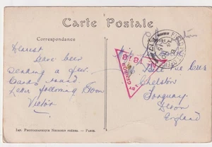 WW1 Torquay Devon 1915 Soldiers Postcard FPO T.17 Yres Belgium Censored - Picture 1 of 3