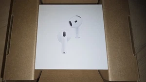 Apple Airpods 4 (4th Generation) Wireless InEar Bluetooth White w/ ANC. unopened - Picture 1 of 3