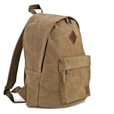 Canvas Vintage Rucksack Ultraleichter und Lässiger Rucksäcke Laptop Daypack S... - Bild 1 von 4