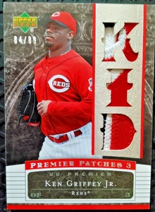 Upper Deck Premier 2007 - Premier Patches 3 Ken Griffey Jr #PP3-KG KID/89 (MEM) - Imagen 1 de 2